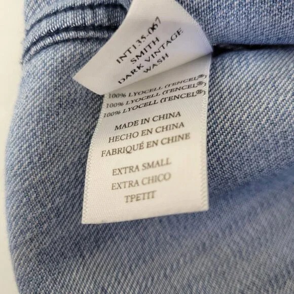 Rails Embroidered Denim Button-Up Shirt Jacket With Aztec Design Women's Extra S - Picture 4 of 7